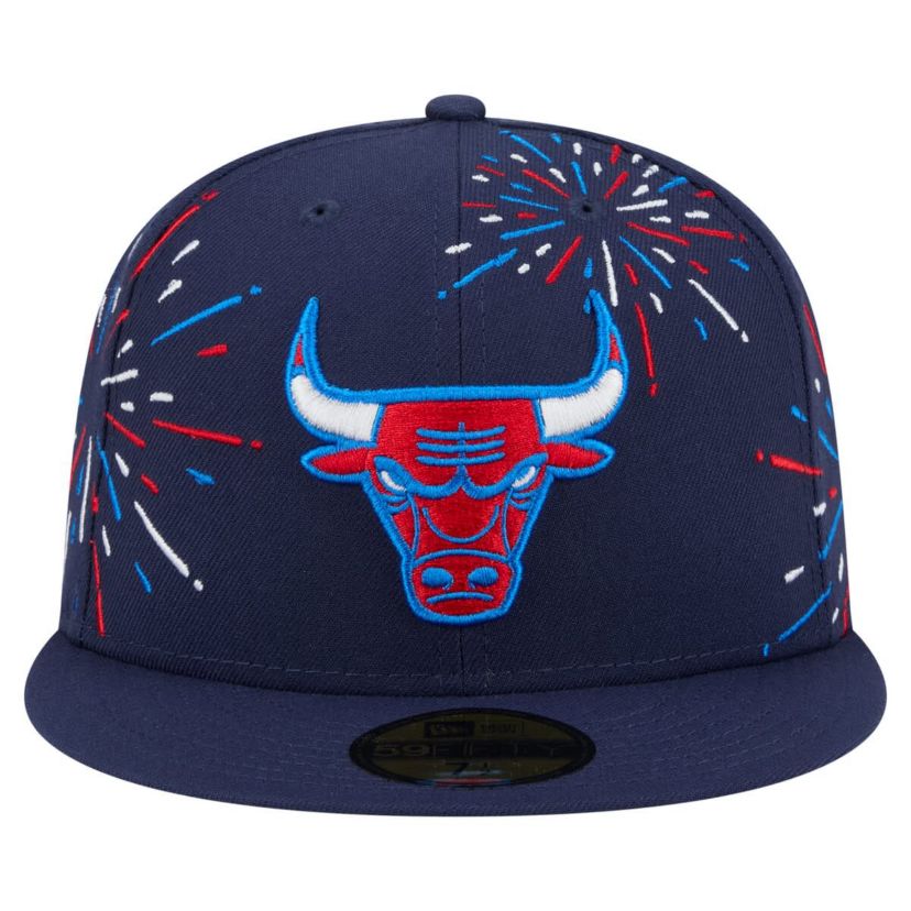 NBA Chicago Bulls Americana Fireworks 59FIFTY Fitted Hat