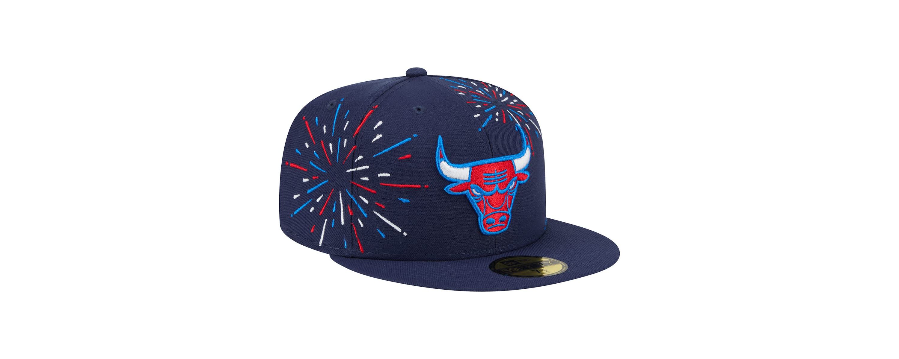NBA Chicago Bulls Americana Fireworks 59FIFTY Fitted Hat