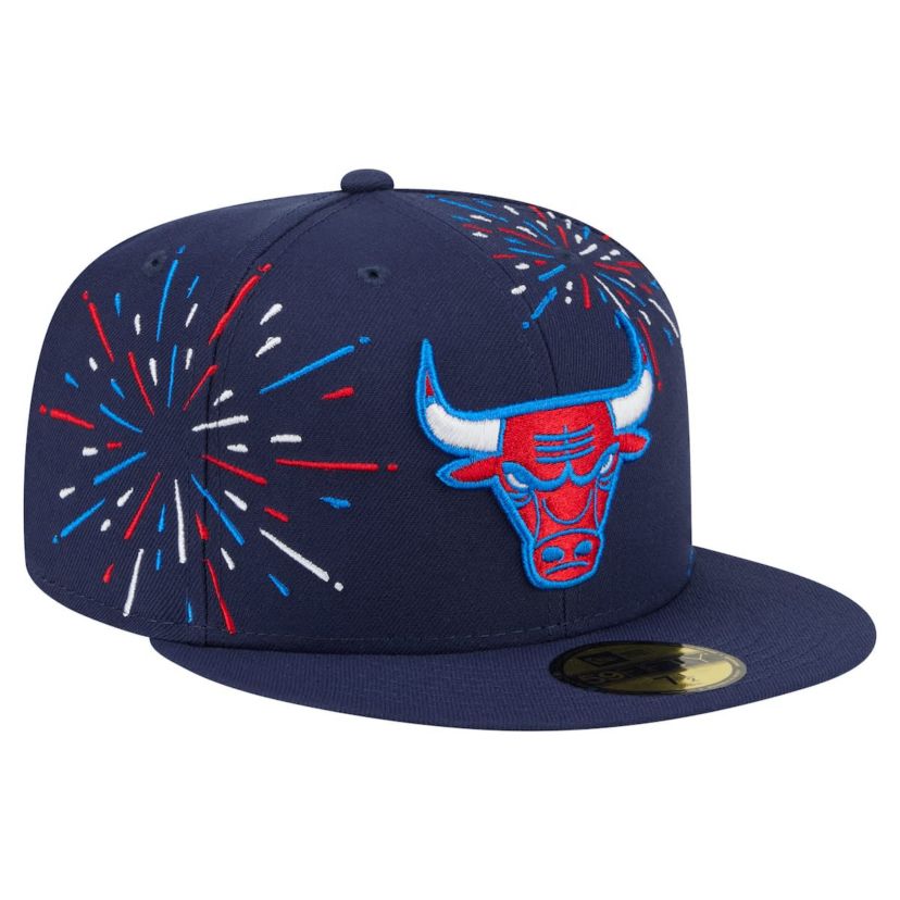 NBA Chicago Bulls Americana Fireworks 59FIFTY Fitted Hat