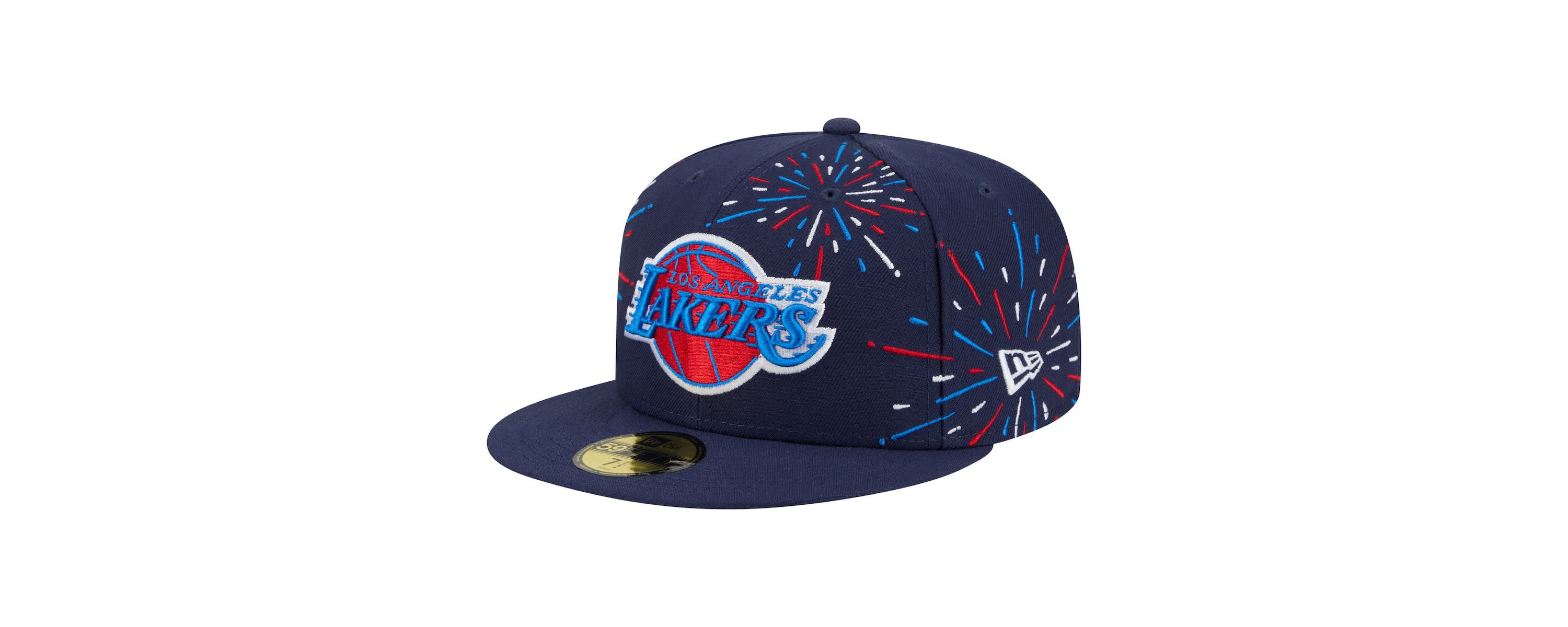 NBA Los Angeles Lakers Americana Fireworks 59FIFTY Fitted Hat