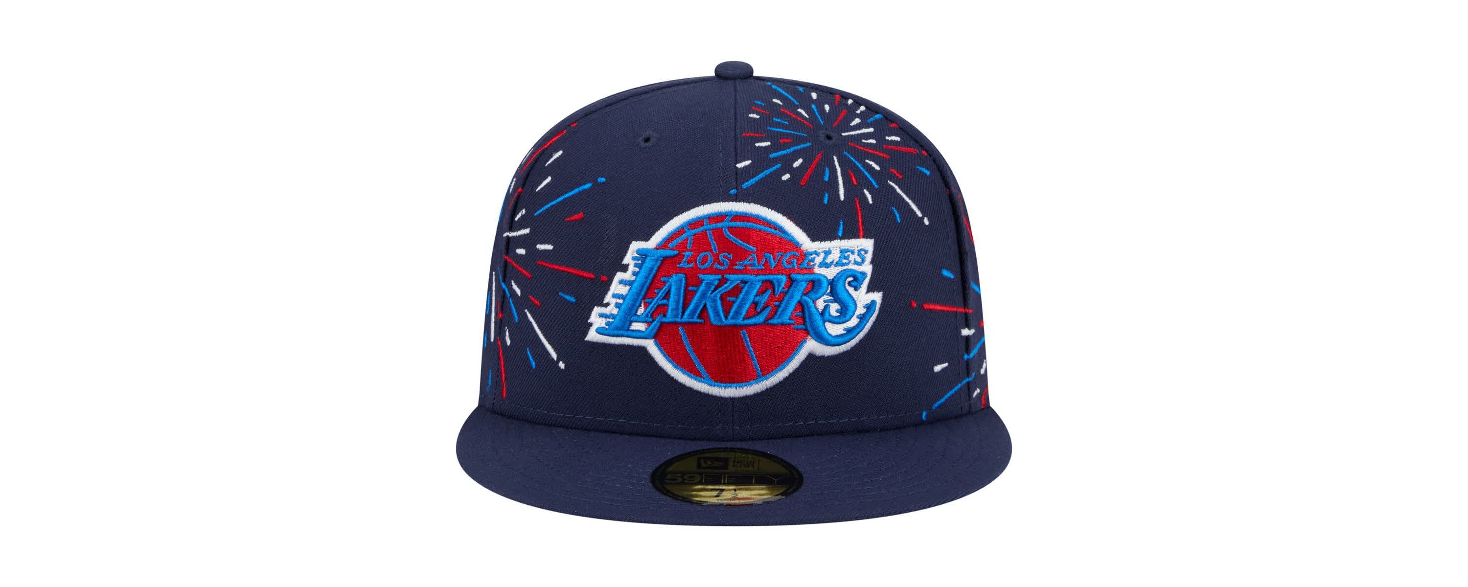 NBA Los Angeles Lakers Americana Fireworks 59FIFTY Fitted Hat