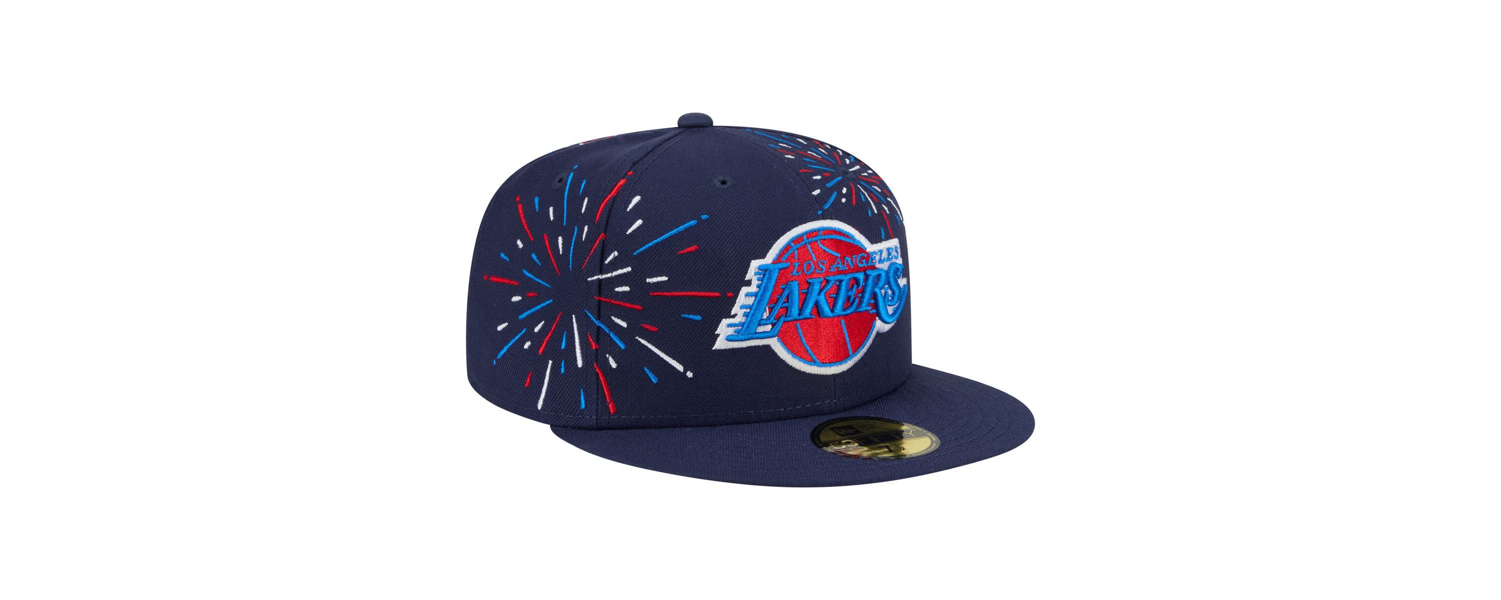 NBA Los Angeles Lakers Americana Fireworks 59FIFTY Fitted Hat