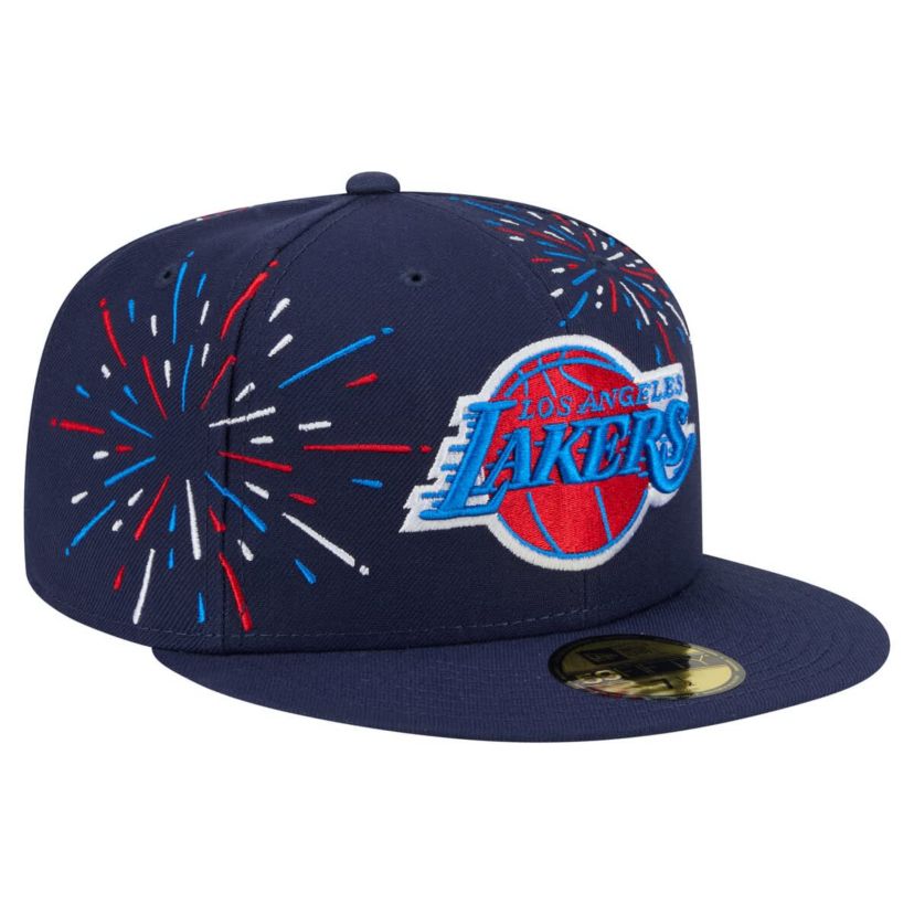 NBA Los Angeles Lakers Americana Fireworks 59FIFTY Fitted Hat