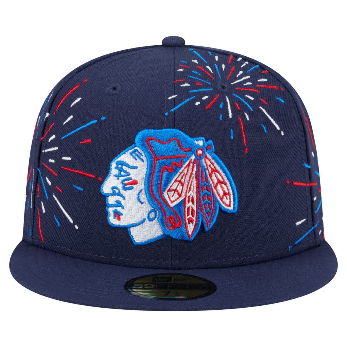 NHL Chicago Blackhawks Americana Fireworks 59FIFTY Fitted Hat