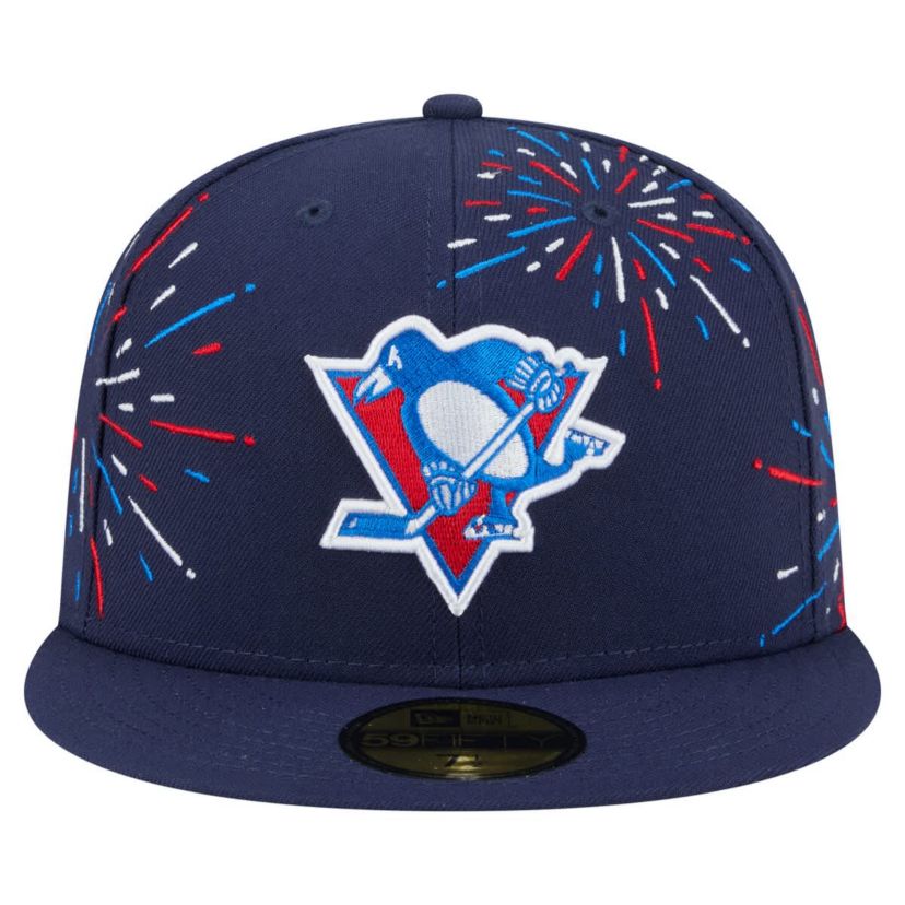 NHL Pittsburgh Penguins Americana Fireworks 59FIFTY Fitted Hat
