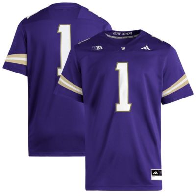 adidas Men's NCAA #1 Washington Huskies Premier Jersey