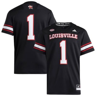 adidas Men's NCAA #1 Louisville Cardinals Premier Strategy Jersey