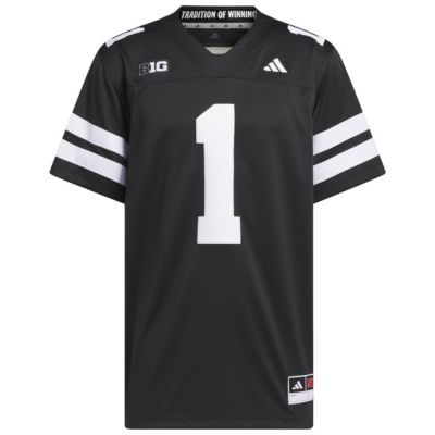 adidas Men's Nebraska Cornhuskers NCAA #1 Nebraska Huskers Alternate Premier Jersey