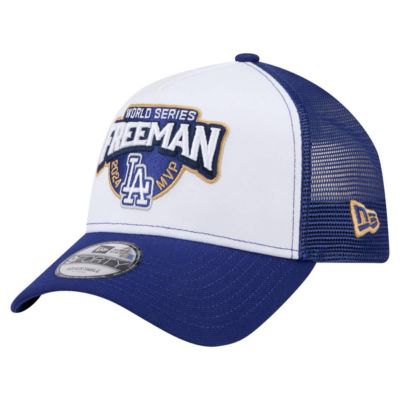 New Era Men's MLB Freddie Freeman Los Angeles Dodgers 2024 World Series MVP 9FORTY Adjustable Hat, White