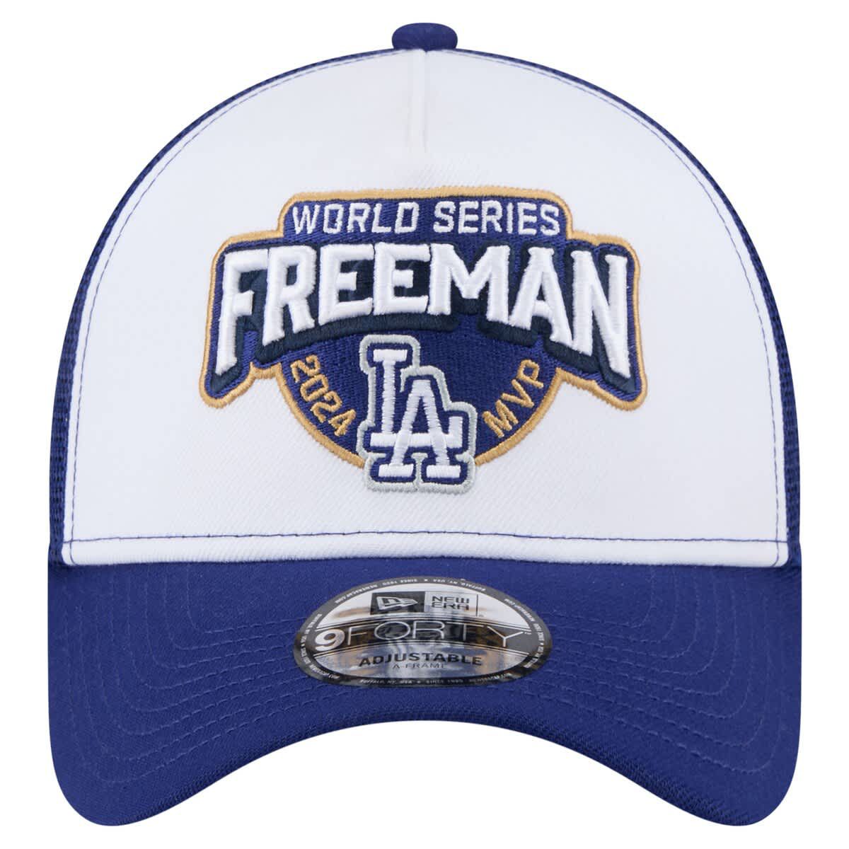 MLB Freddie Freeman Los Angeles Dodgers 2024 World Series MVP 9FORTY Adjustable Hat