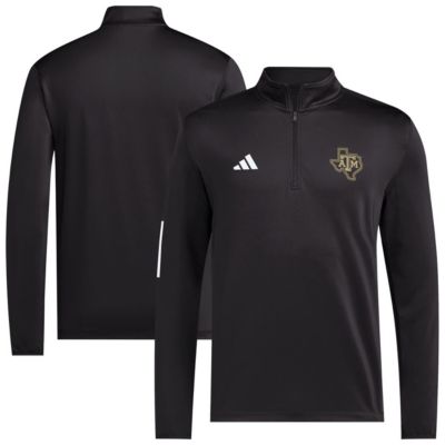 adidas Men's NCAA Texas A&M Aggies Half-Zip Golf Jacket