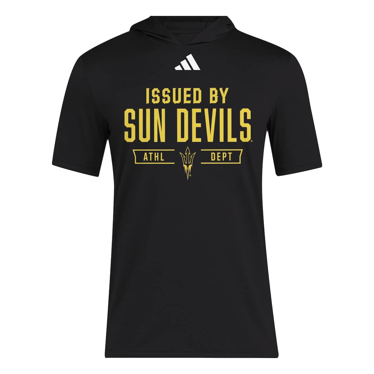 NCAA Arizona State Sun Devils 2025 AREOREADY Sideline Training Hooded T-Shirt