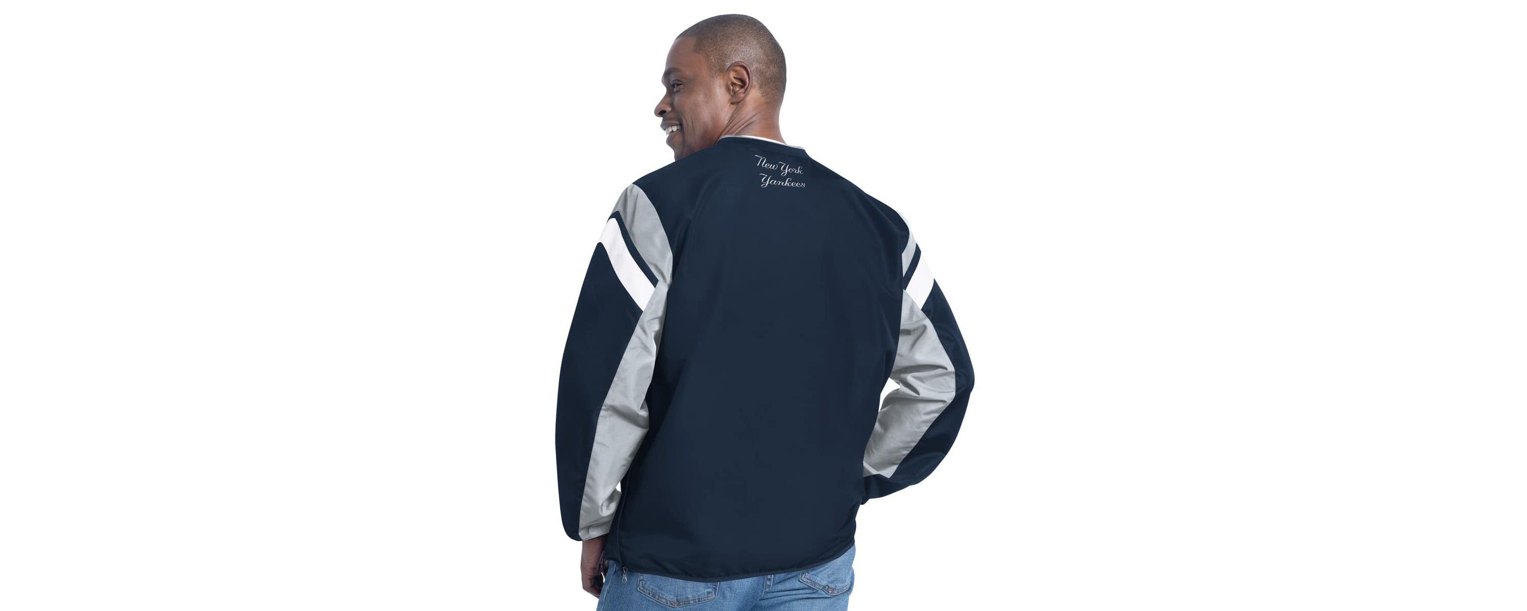 MLB New York Yankees Double Coverage V-Neck Pullover