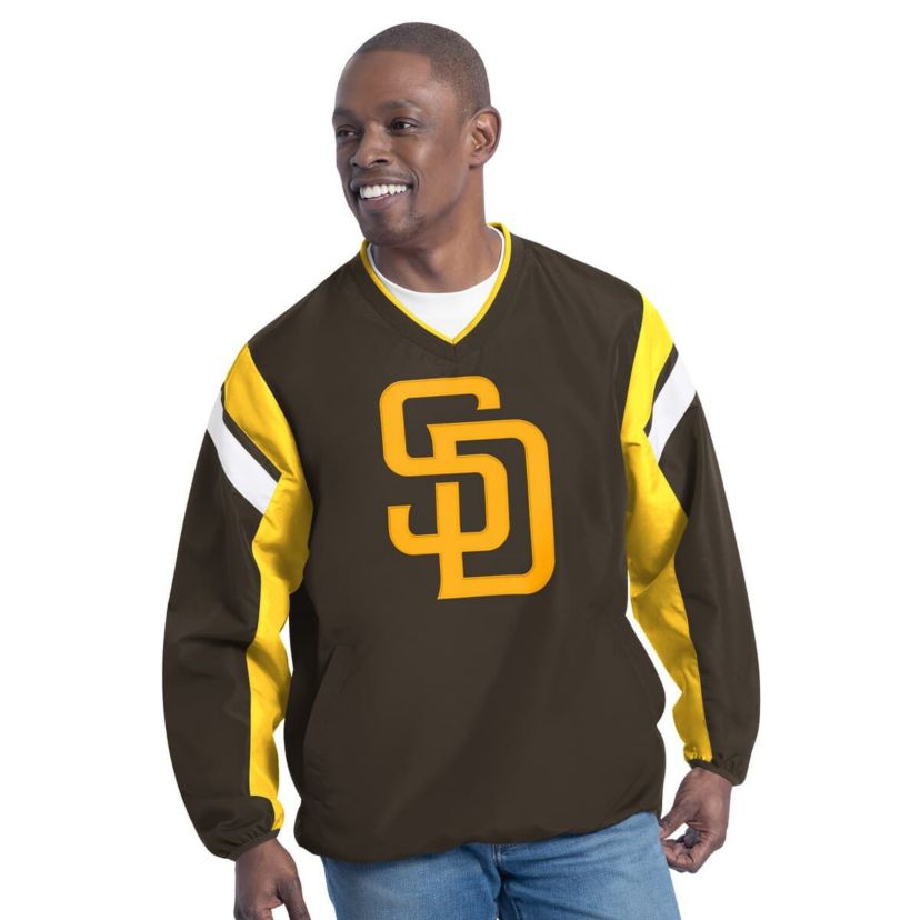 MLB San Diego Padres Double Coverage V-Neck Pullover