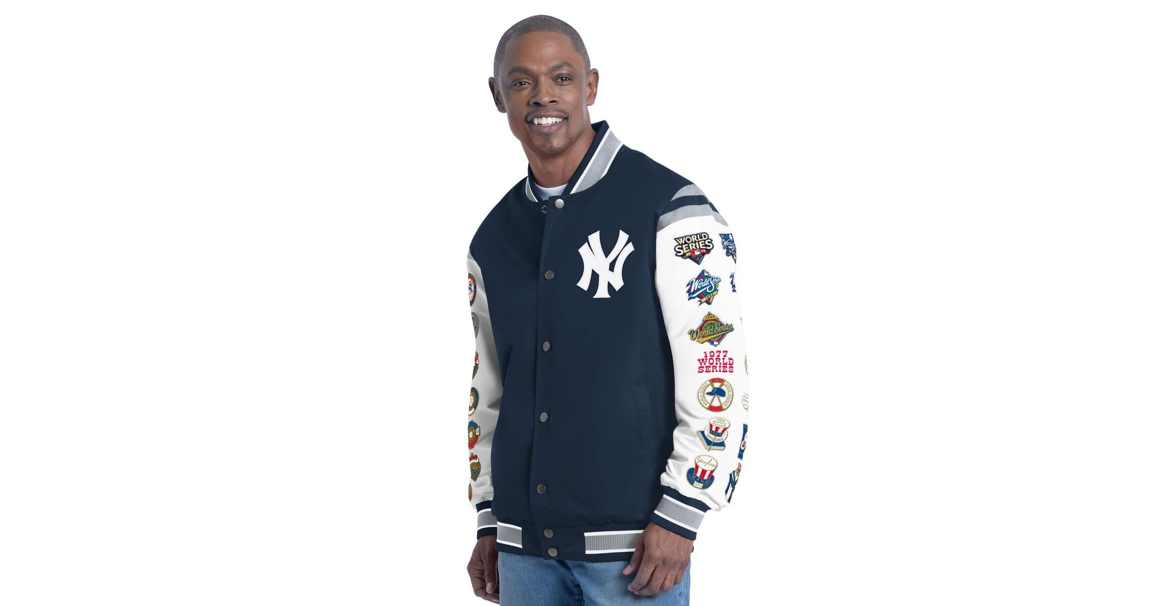 MLB New York Yankees Recruit Commemorative Full-Snap Varsity Jacket