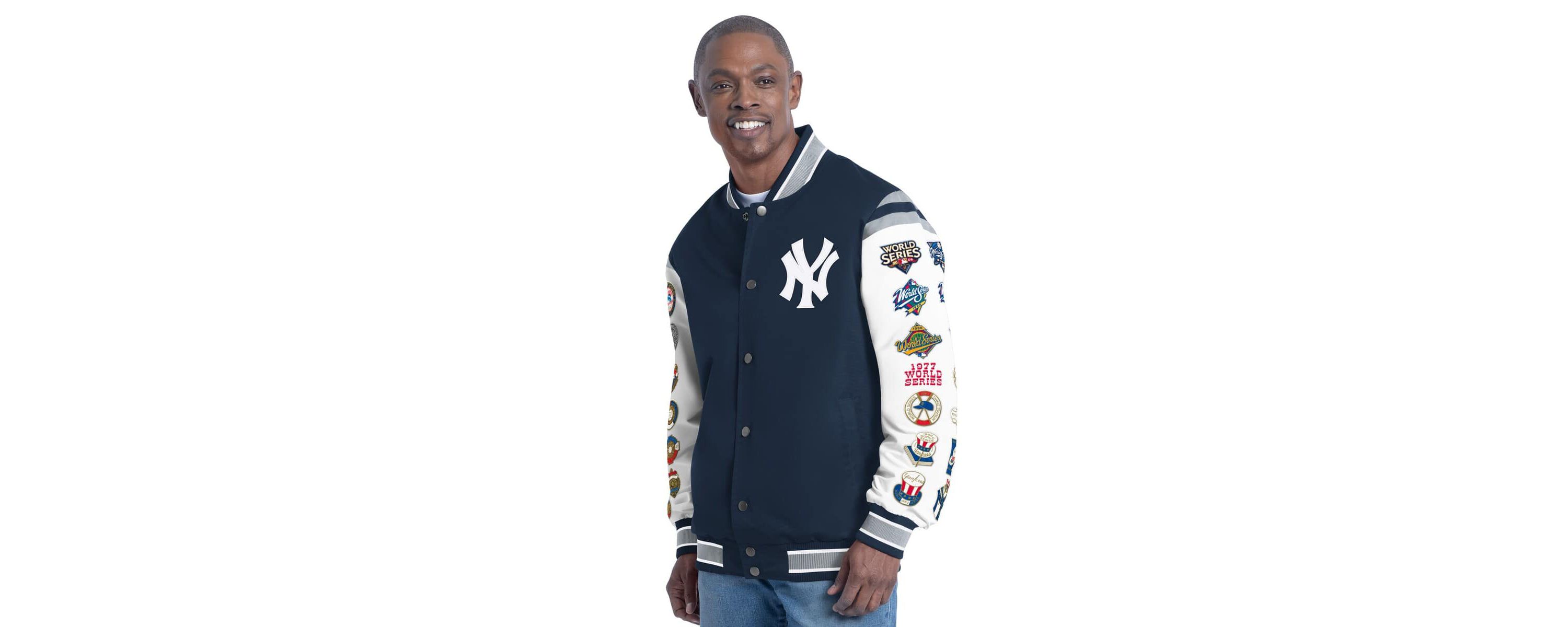 MLB New York Yankees Recruit Commemorative Full-Snap Varsity Jacket