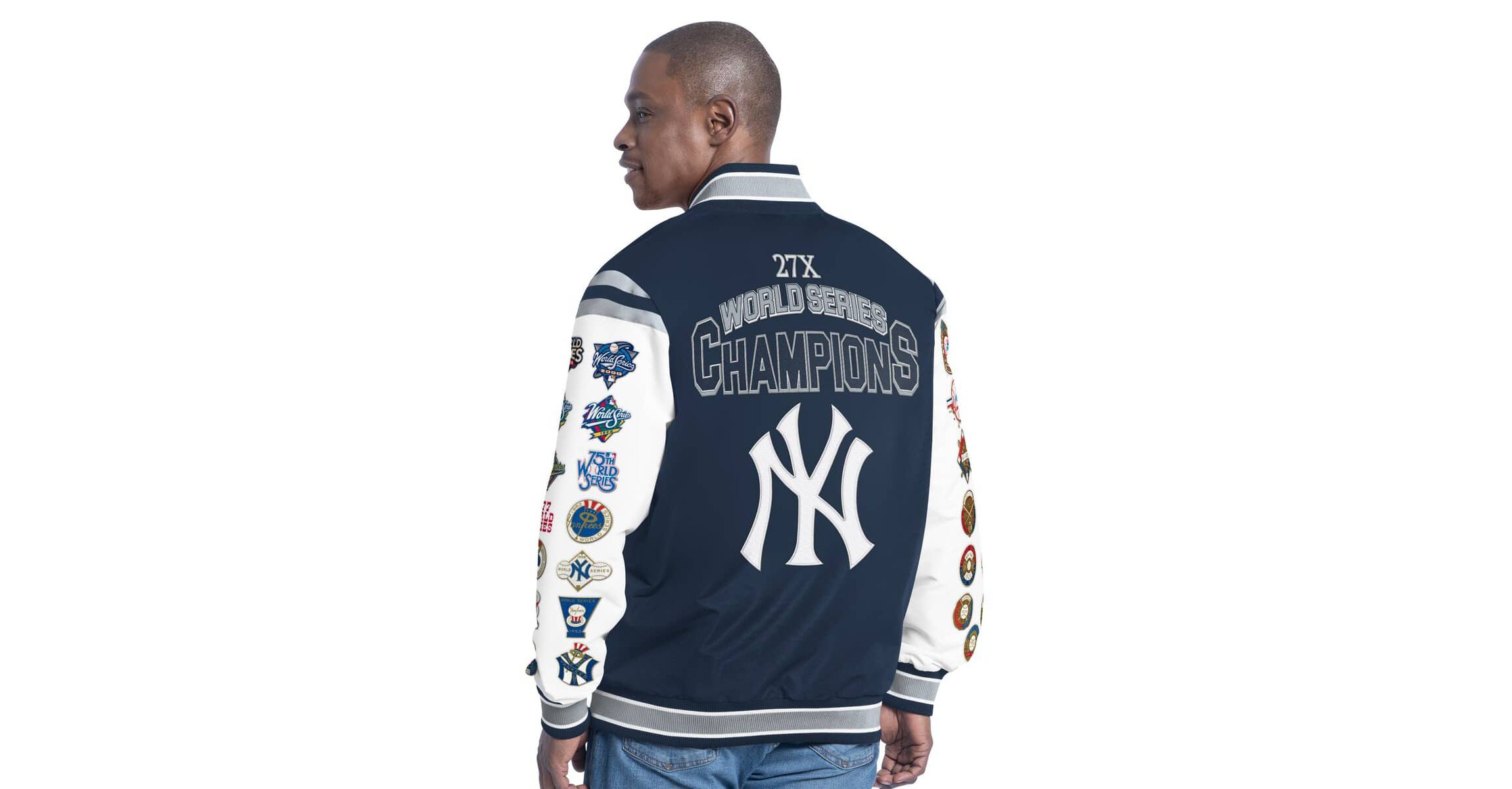 MLB New York Yankees Recruit Commemorative Full-Snap Varsity Jacket