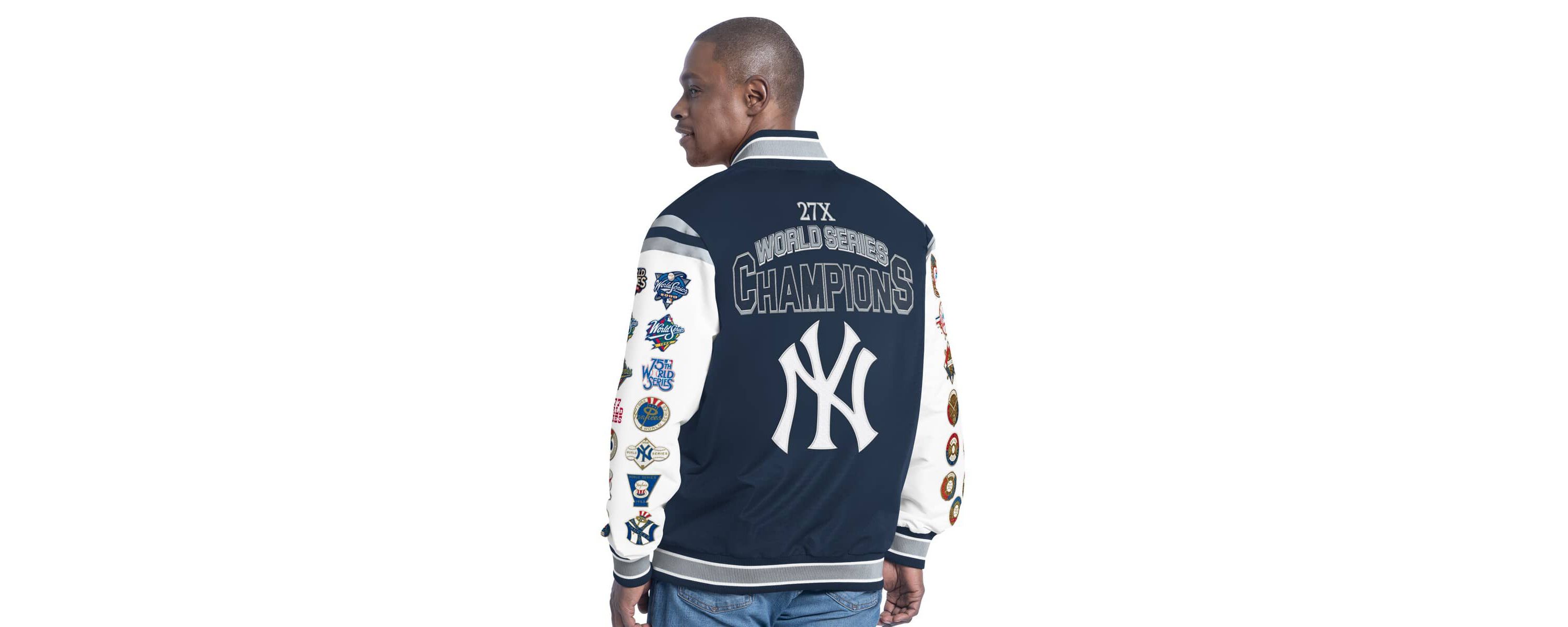MLB New York Yankees Recruit Commemorative Full-Snap Varsity Jacket