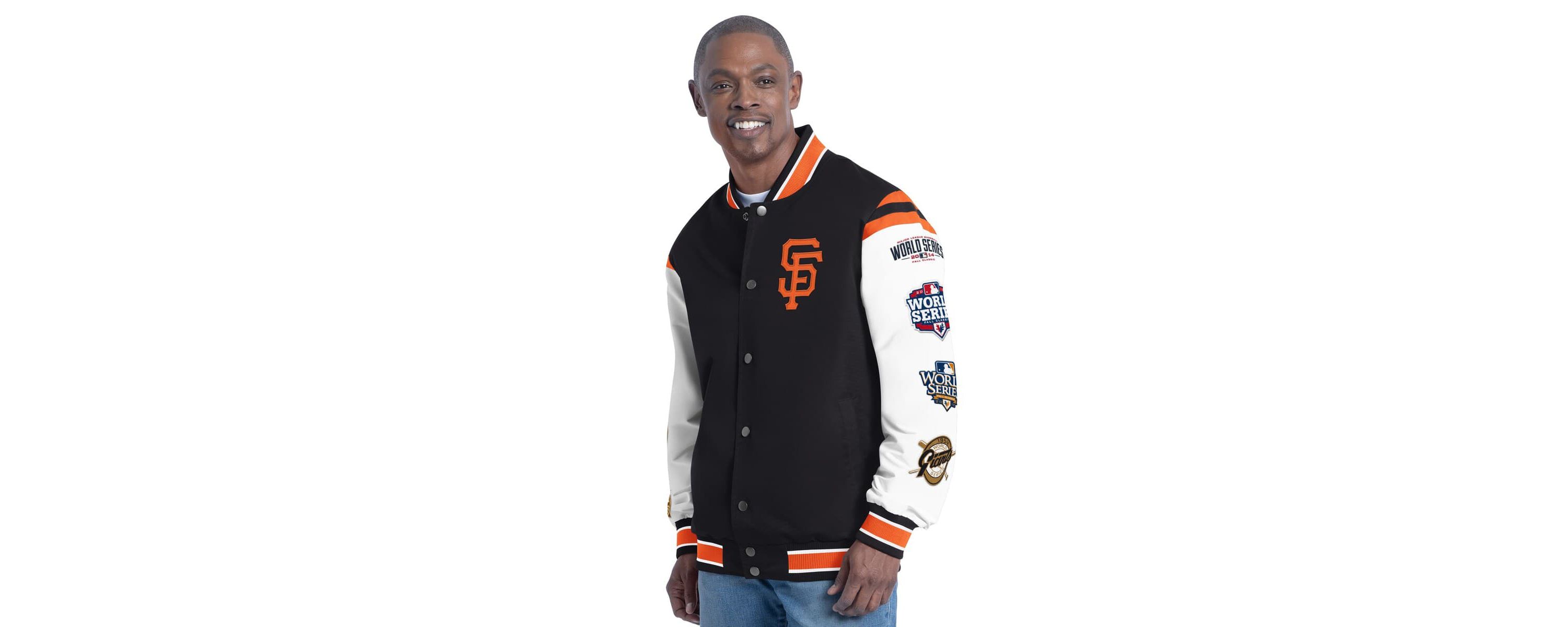 MLB San Francisco Giants Recruit Commemorative Full-Snap Varsity Jacket