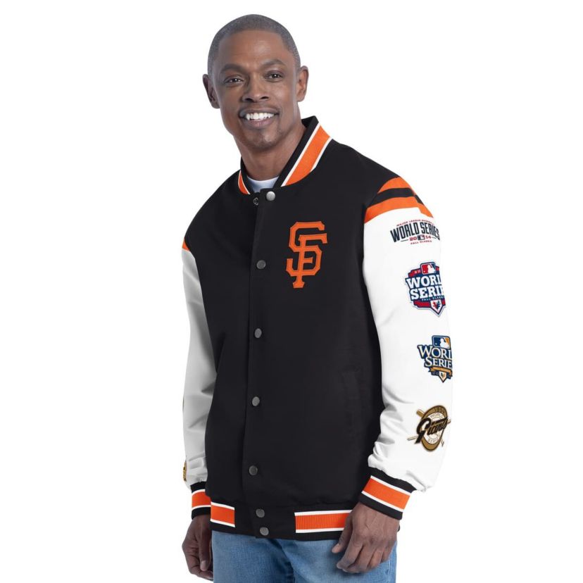 MLB San Francisco Giants Recruit Commemorative Full-Snap Varsity Jacket