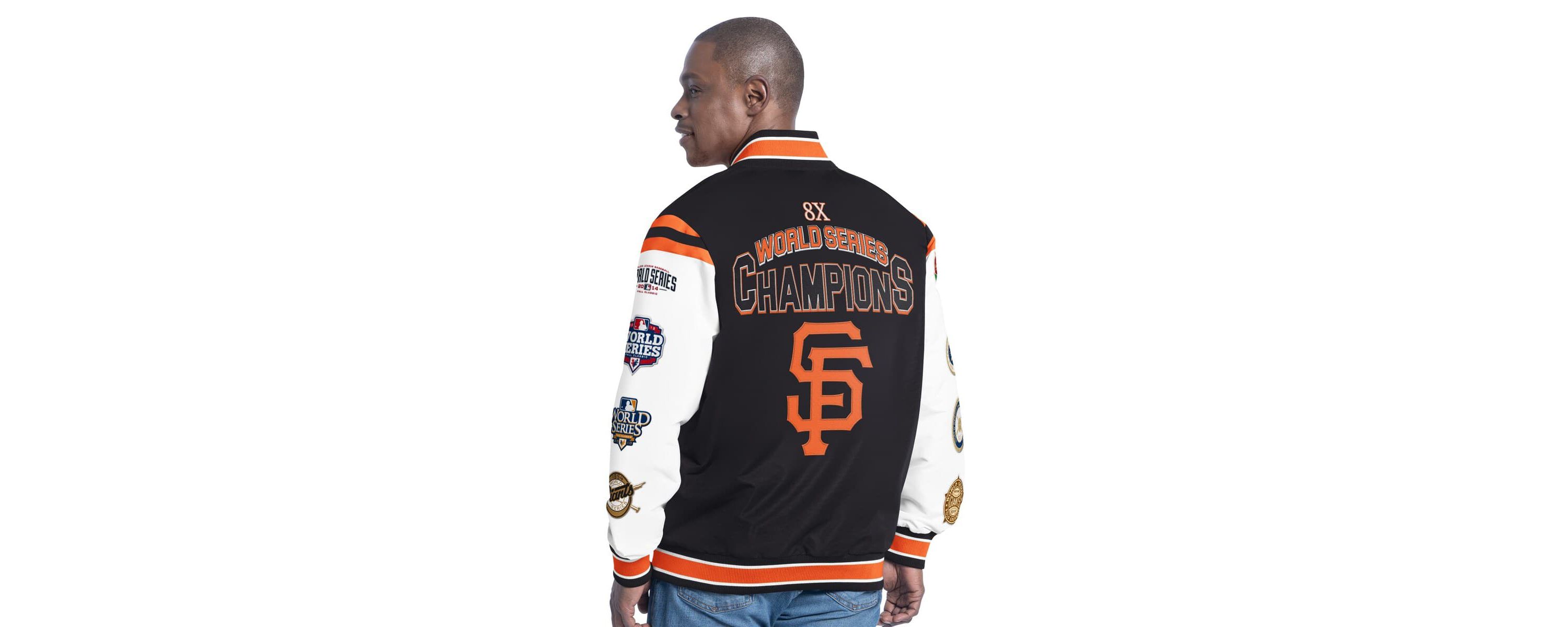 MLB San Francisco Giants Recruit Commemorative Full-Snap Varsity Jacket