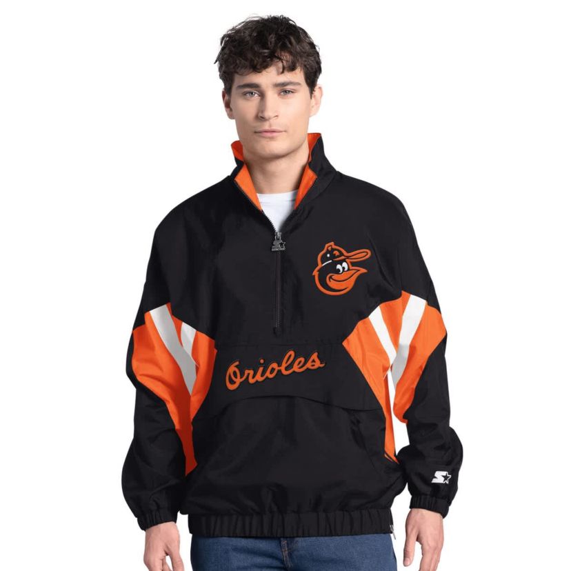 MLB Baltimore Orioles Cooperstown Chief Half-Zip Pullover
