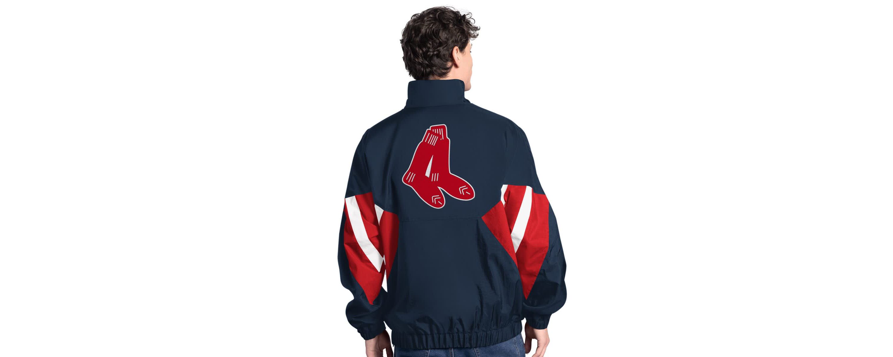Boston Red Sox MLB Boston Sox Cooperstown Chief Half-Zip Pullover