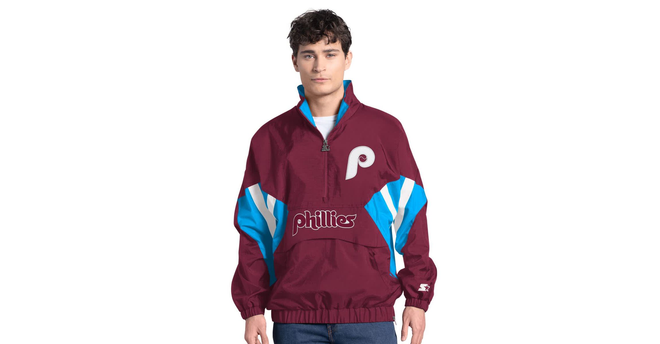 MLB Philadelphia Phillies Cooperstown Chief Half-Zip Pullover