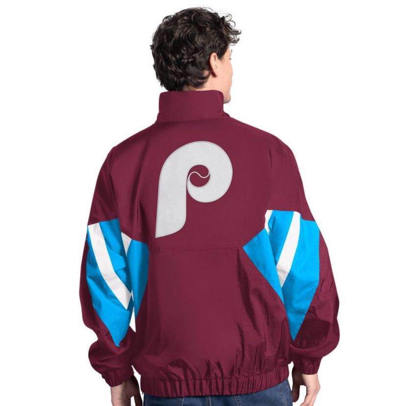 MLB Philadelphia Phillies Cooperstown Chief Half-Zip Pullover