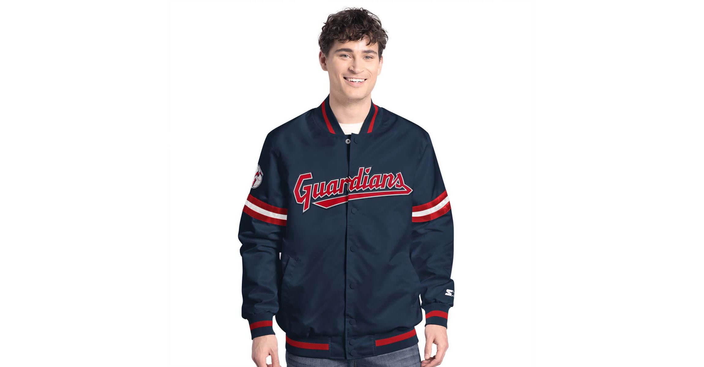 MLB Cleveland Guardians Scout Full-Snap Varsity Jacket
