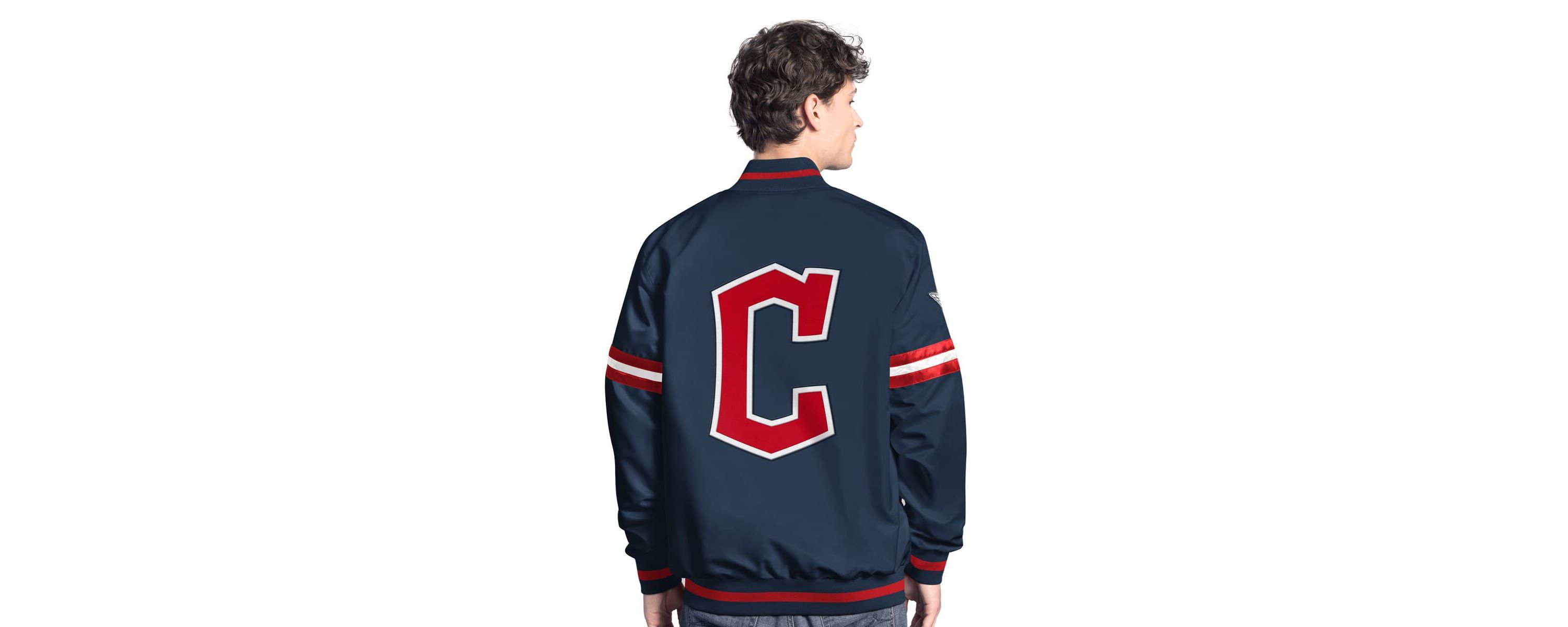 MLB Cleveland Guardians Scout Full-Snap Varsity Jacket