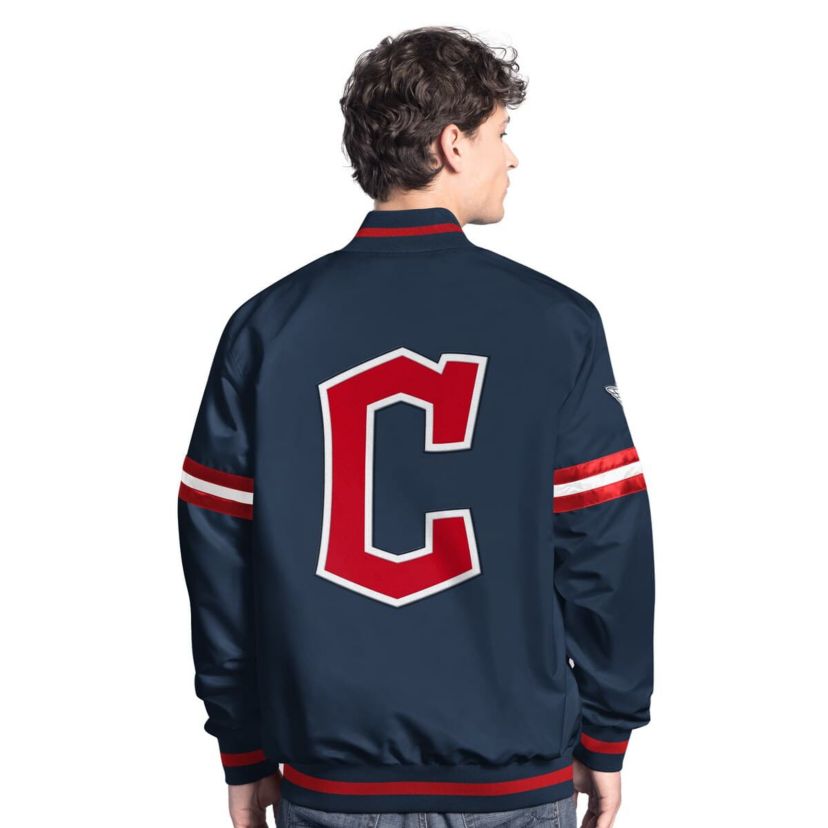 MLB Cleveland Guardians Scout Full-Snap Varsity Jacket
