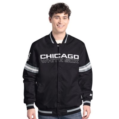 Starter Men's Chicago White Sox MLB Chicago Sox Scout Full-Snap Varsity Jacket
