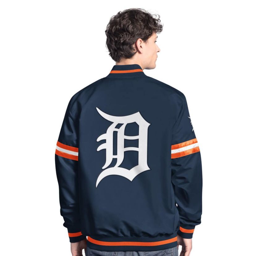 MLB Detroit Tigers Scout Full-Snap Varsity Jacket
