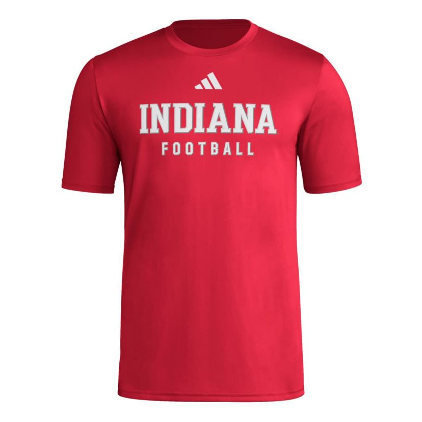 NCAA Indiana Hoosiers Locker Practice Football Pre-Game T-Shirt