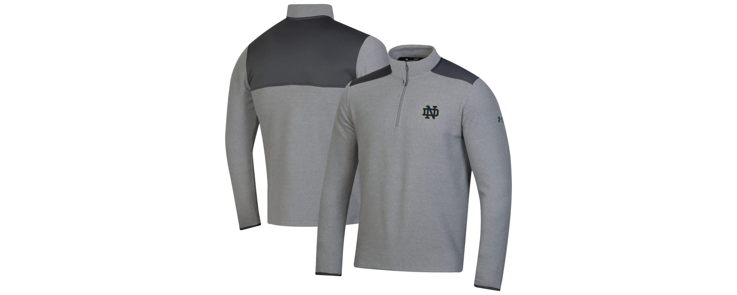 NCAA Under Armour Notre Dame Fighting Irish CGI Microfleece Quarter-Zip Jacket
