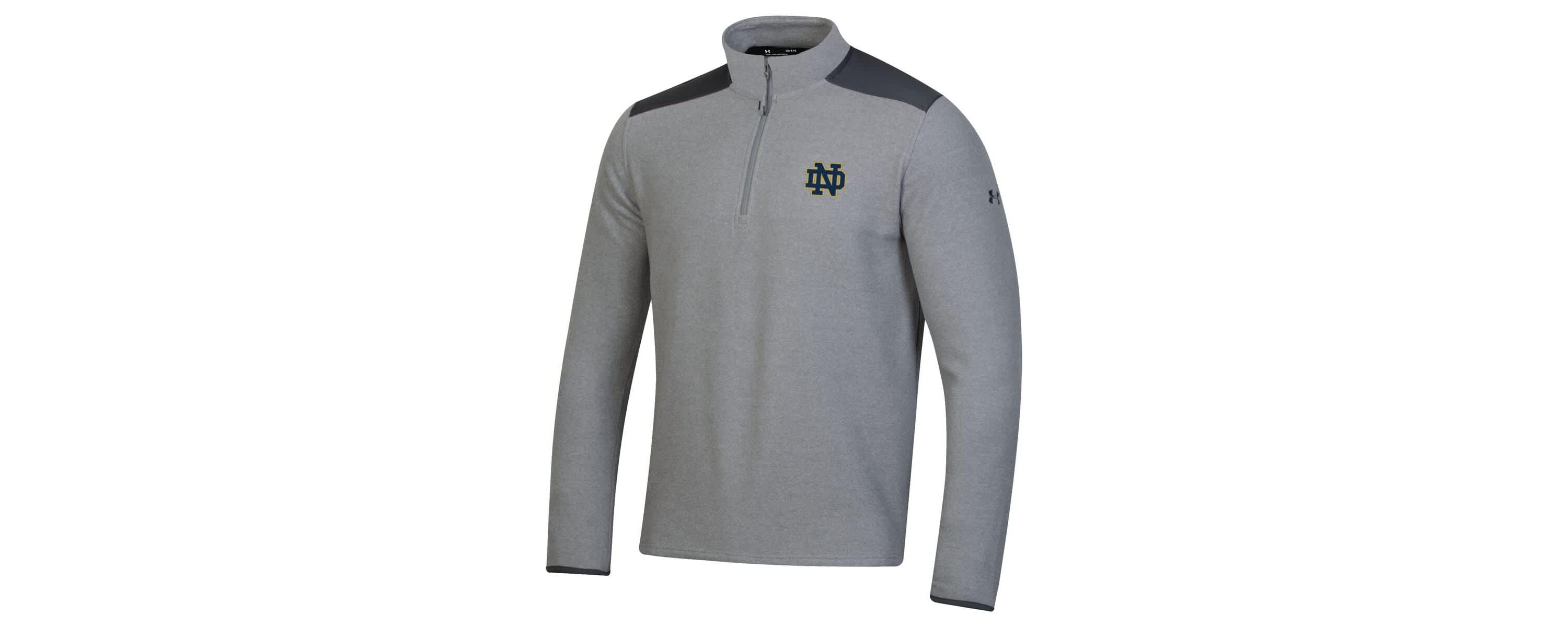NCAA Under Armour Notre Dame Fighting Irish CGI Microfleece Quarter-Zip Jacket