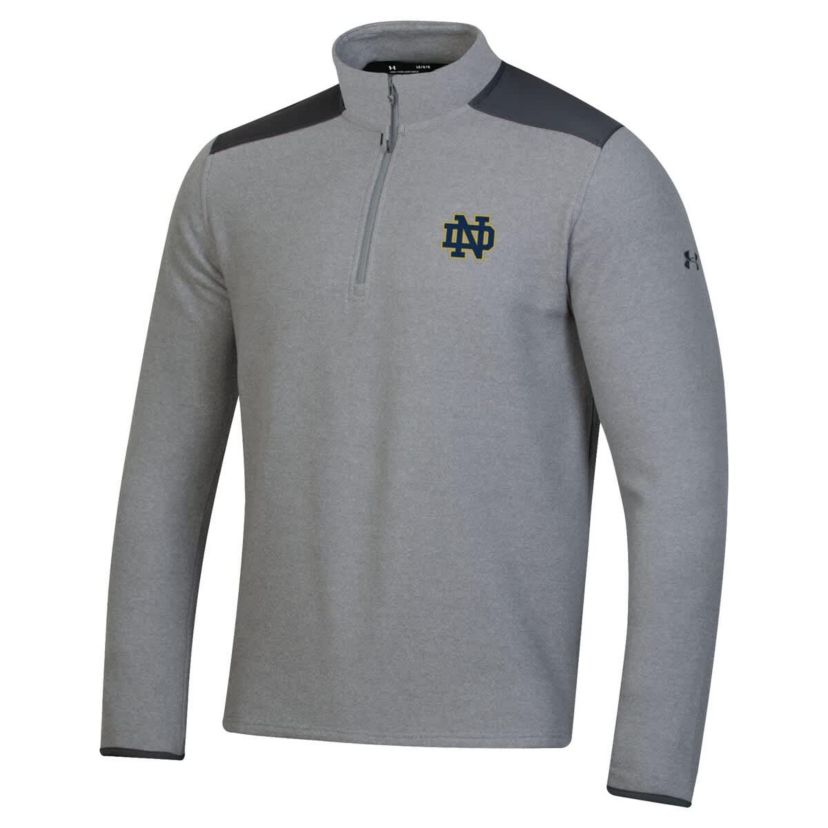 NCAA Under Armour Notre Dame Fighting Irish CGI Microfleece Quarter-Zip Jacket