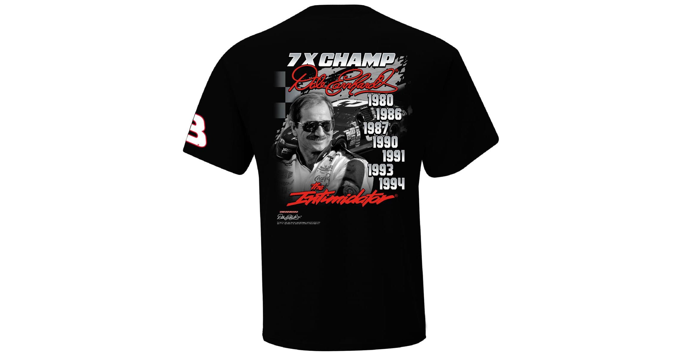 NASCAR Dale Earnhardt Seven-Time Intimidator T-Shirt