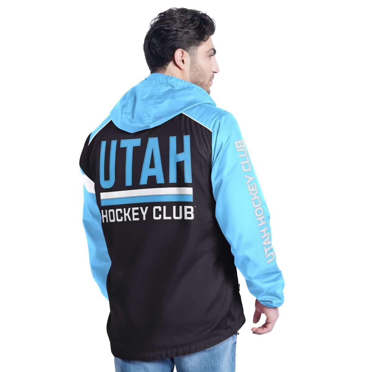 NHL Light Utah Hockey Club Lateral Half-Zip Hoodie Jacket