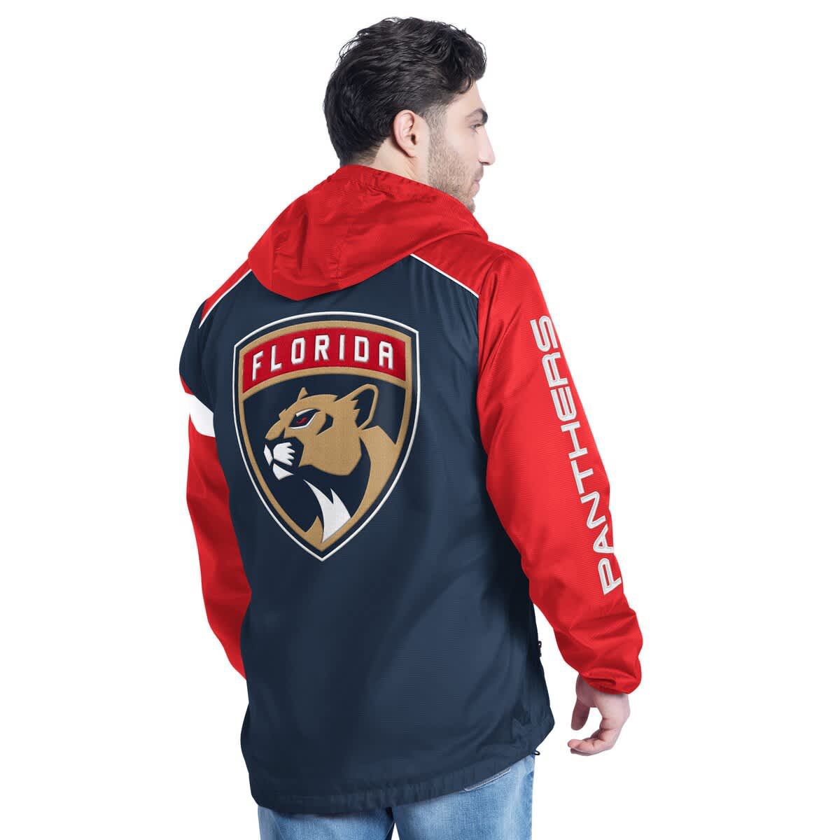 NHL Florida Panthers Lateral Half-Zip Hoodie Jacket