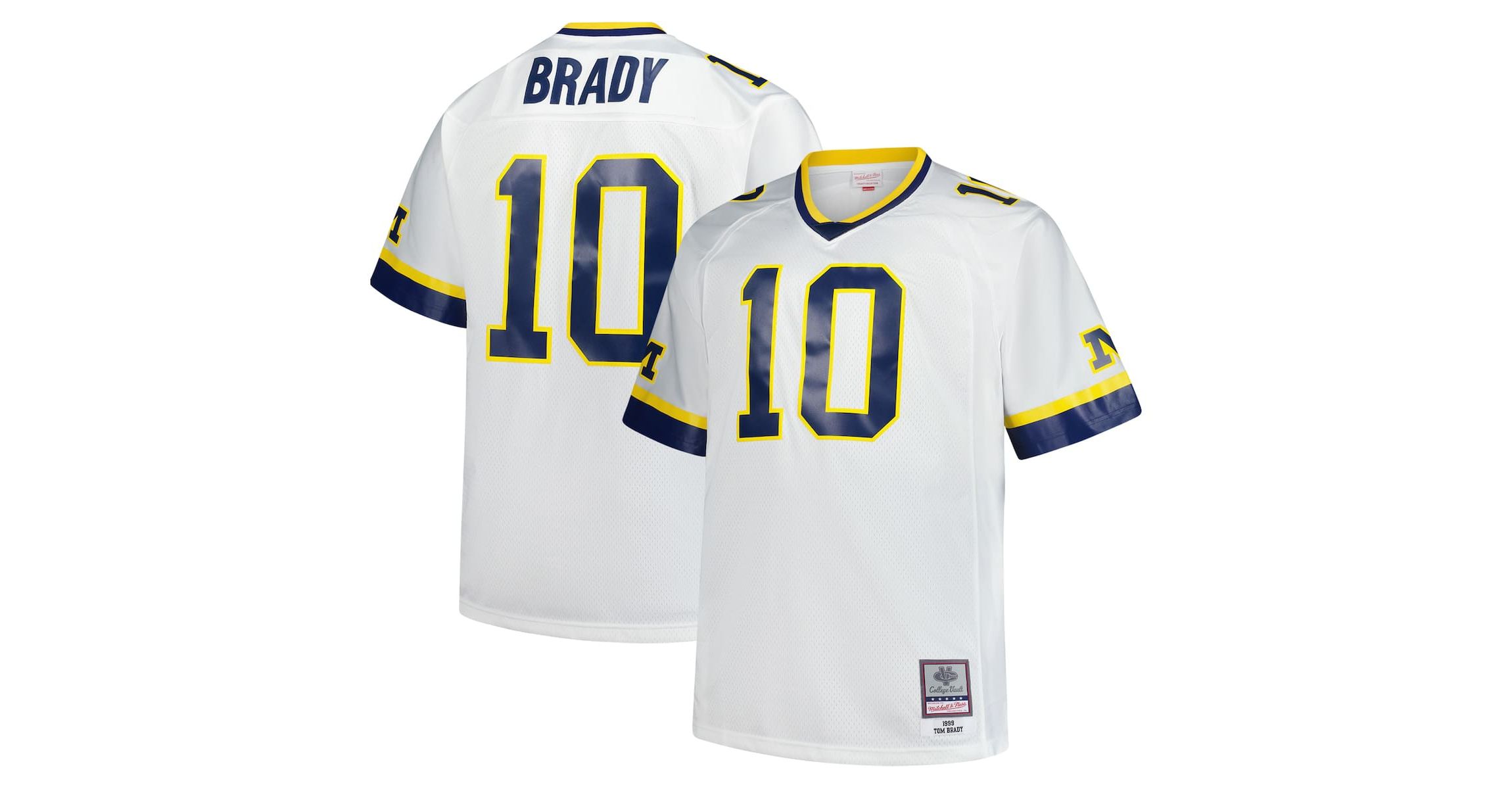NCAA Tom Brady Michigan Wolverines Big & Tall 1999 Legacy Jersey