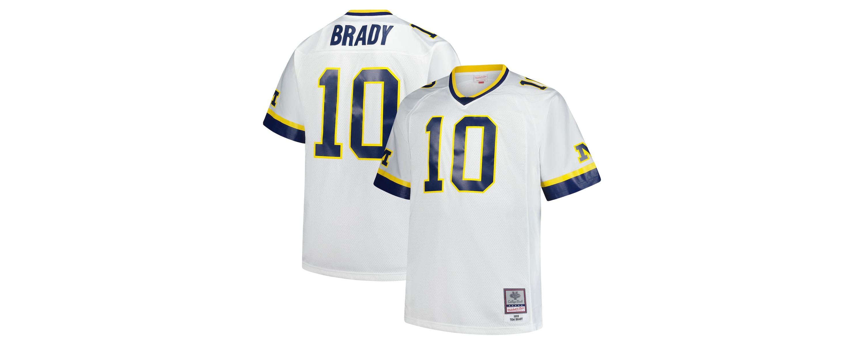 NCAA Tom Brady Michigan Wolverines Big & Tall 1999 Legacy Jersey