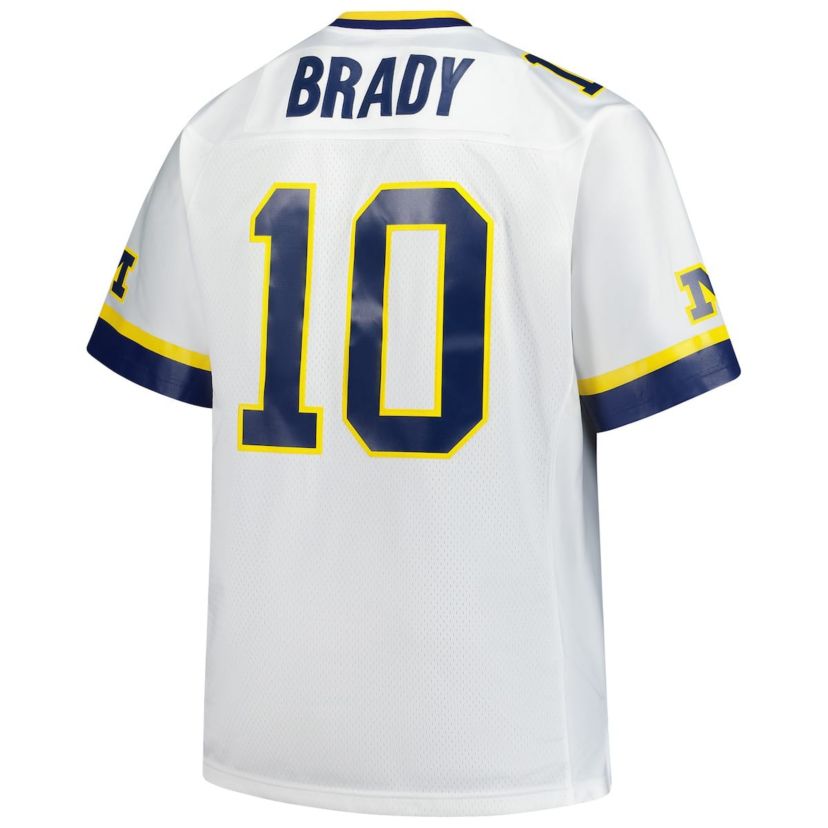 NCAA Tom Brady Michigan Wolverines Big & Tall 1999 Legacy Jersey