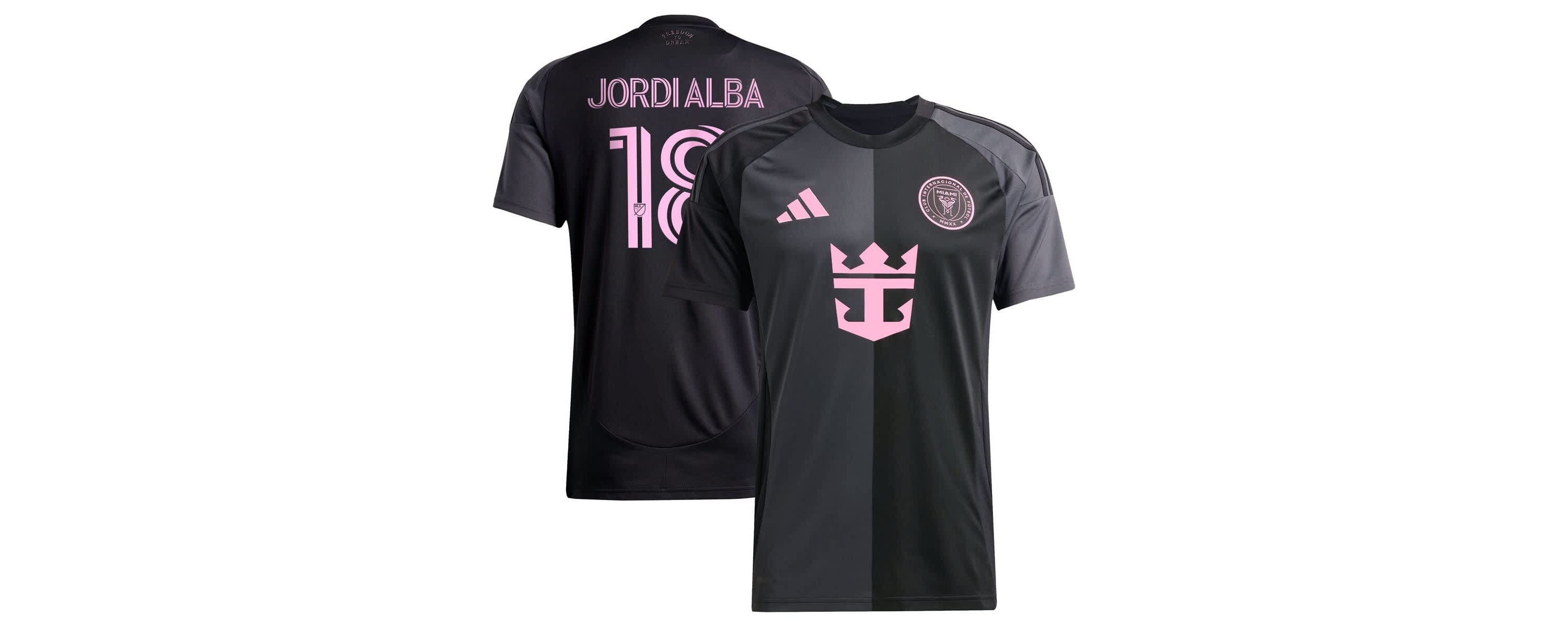 MLS Jordi Alba Ramos Inter Miami CF 2025 The Fortitude Kit Replica Player Jersey