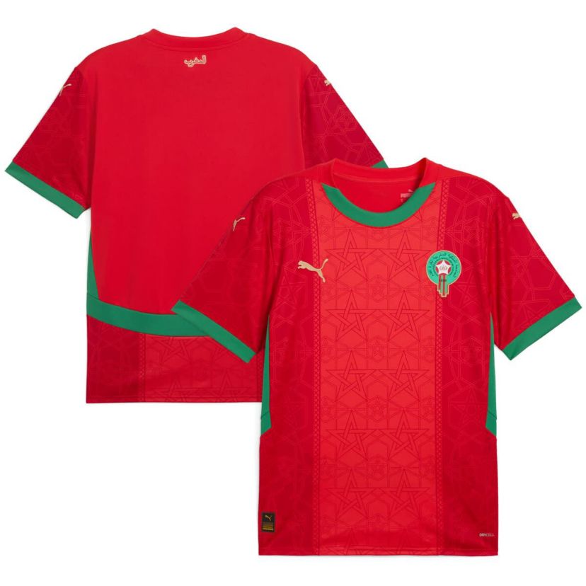 Soccer National Teams Morocco National Team 2025 Home Replica Jersey