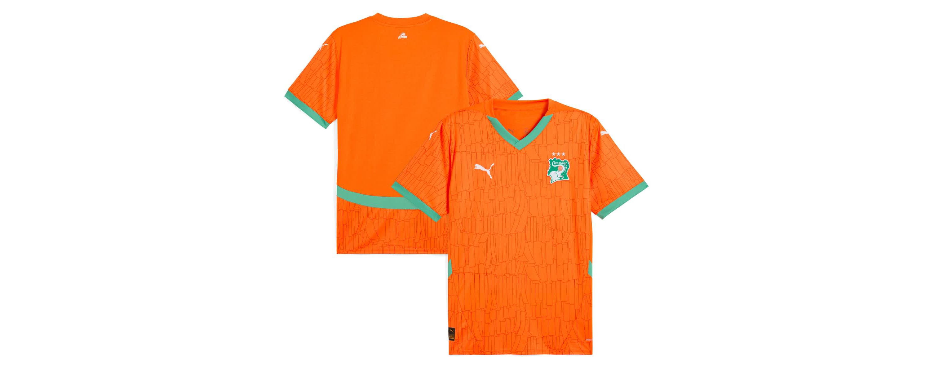 Soccer National Teams Ivory Coast National Team 2025 Home Replica Jersey