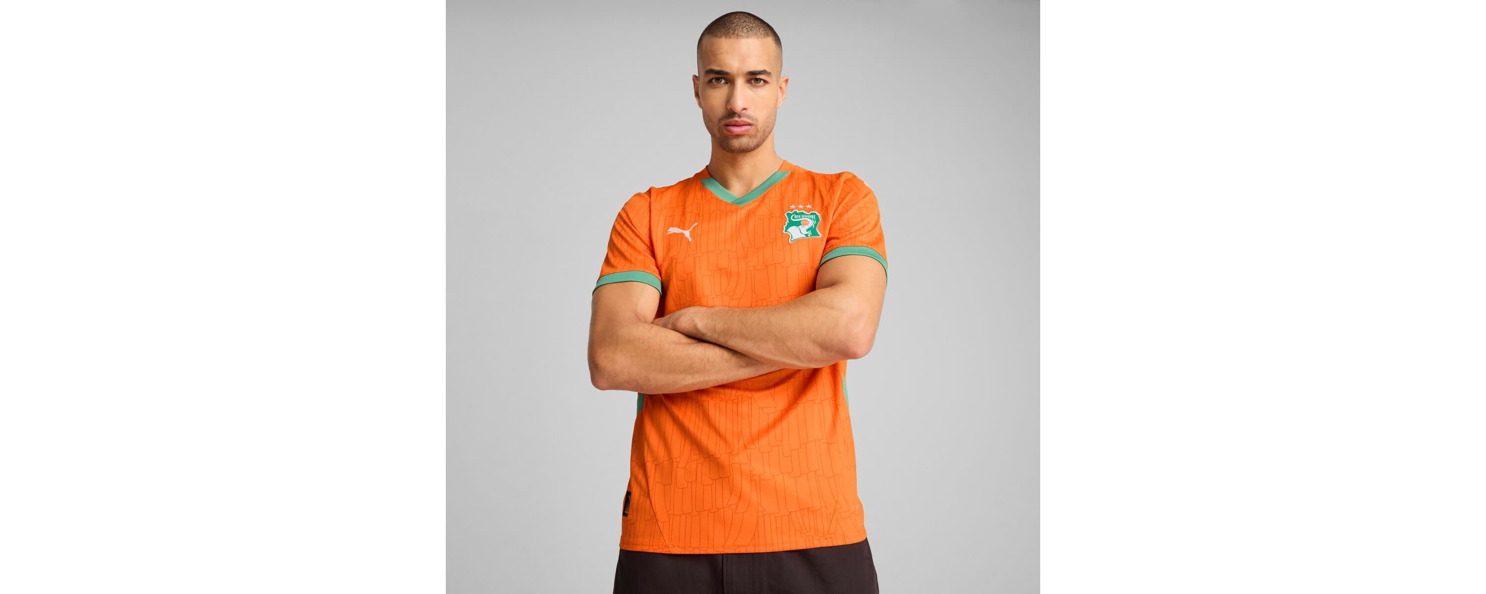 Soccer National Teams Ivory Coast National Team 2025 Home Replica Jersey