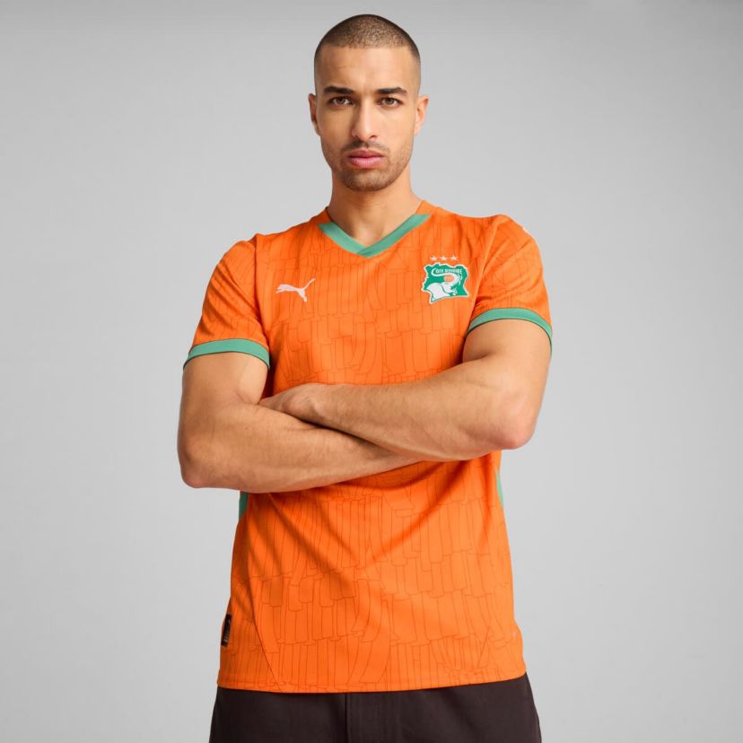 Soccer National Teams Ivory Coast National Team 2025 Home Replica Jersey