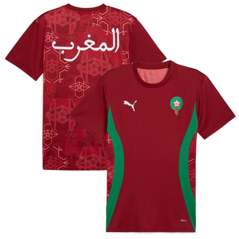 Soccer National Teams Morocco National Team 2025 Pre-Match Jersey